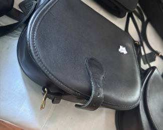 Vintage Coach Leather Saddlebag