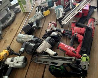 Nail guns battery/air.