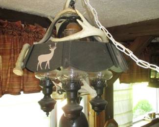 Antler Swag Lamp