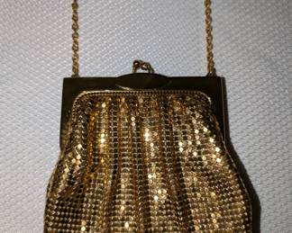 Whiting & Davis Gold Mesh Handbag