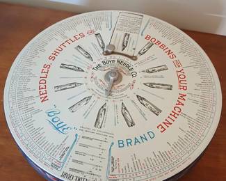 The Boye Needle Co Chart / Counter Display