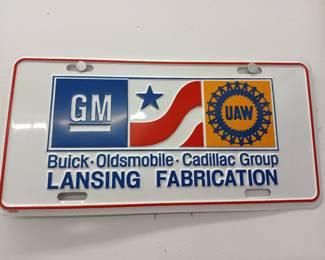 Olds License Plate