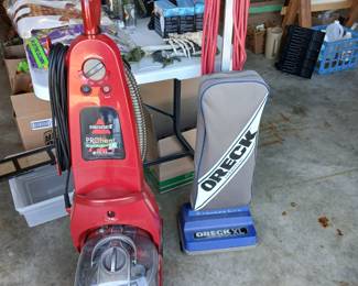 Bissel Carpet Cleaner & Oreck XL