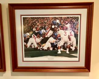 “Home Field Advantage” by Priscilla W. Hall signed print