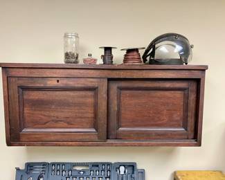 Early 20th century mail sorting cabinet