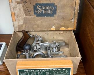 Stanley Tools no. 45 combination plane and cutters