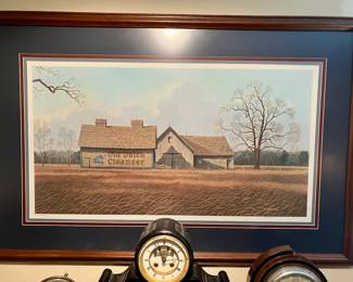 Atlanta artist Jim Harrison signed print