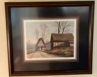 Atlanta artist Jim Harrison signed print