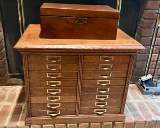 Antique oak chest