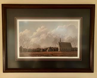 Atlanta artist Jim Harrison signed print