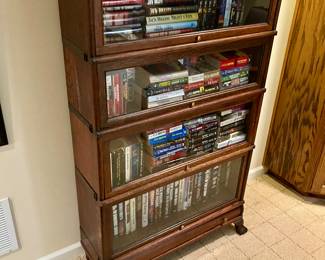 Oak barrister bookcase
