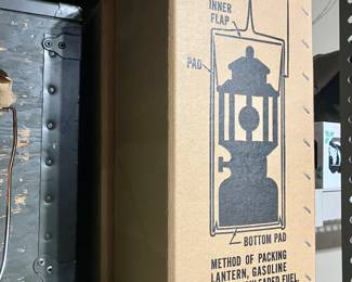 Pair of boxed Macomb Plant King-Seely Thermos military lanterns