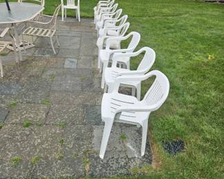 10 Plastic Chairs