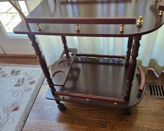 Bar Cart on Wheels