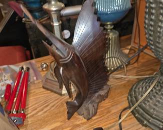 Wood carved art