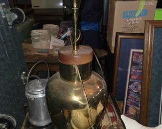 Vintage brass lamp