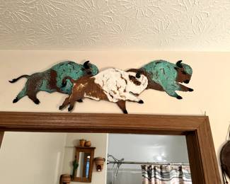DECOR METAL BUFFALO