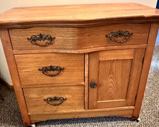FURNITURE ANTIQUE SIDE CABINET II