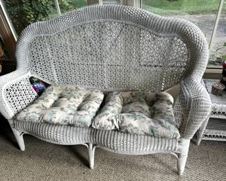 WICKER SOFA