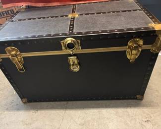 Footlocker with Brass Plated Details