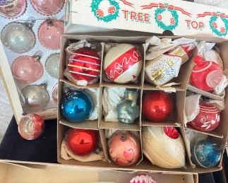 Vintage Glass Christmas Ornaments