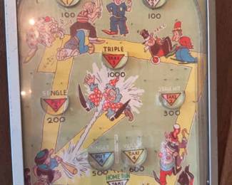 Vintage PooshMUP Jr 41 Tabletop Pinball Game
