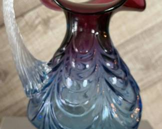 Fenton Mulberry Pitcher Fenton
