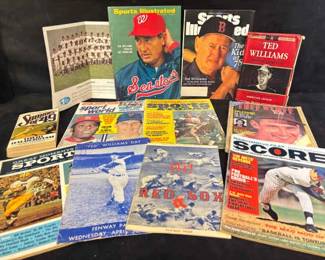 1952 Red Sox Fenway Park Program Ted Williams Sports Illustrated Covers And More