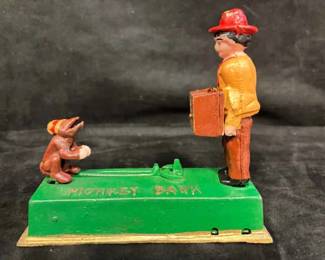Monkey Bank Metal Mechanical Bank