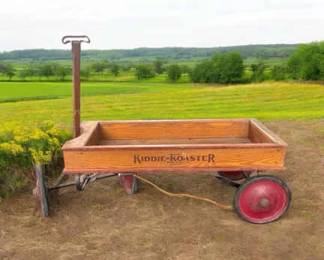 HC White Company Kiddie Koaster Wooden Wagon