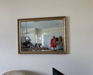 Decorative mirror. 45” x 33”. 60.00