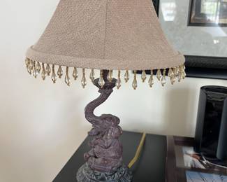 Cute elephant lamp.