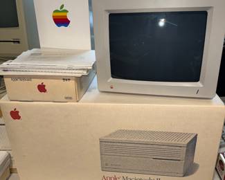 Vintage  1980’s Apple IIcx with 3.5” floppy drive, manuals and some original boxes