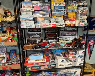 Model cars and airplanes