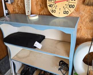 Blue & White Painted Cottage-style Bookshelf; Outdoor Thermometers; Women's & Men's Boots plus much more!