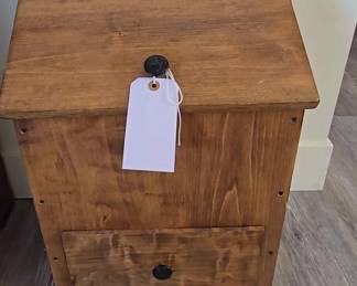 Wood Vegetable Bin