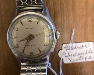 Vintage Men's Helbros Invincible Wrist Watch