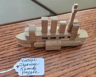 Vintage Japanese Kumiki Puzzle