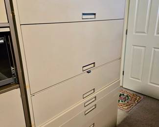 Steelcase Tall Lateral File Cabinet with Key