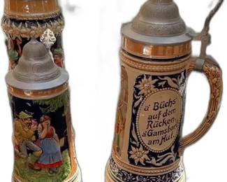 Vintage German Beer Steins

