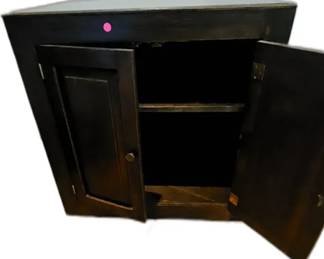 Dark Wood Cabinet (28" x 28" x 19")