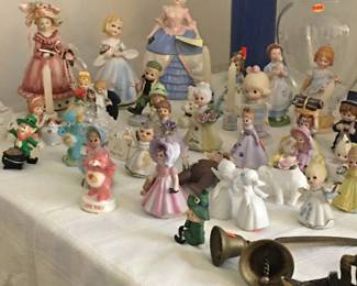 Care Bear figures
Brass items
Vintage figurines 
Princess house Crystal 