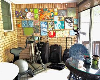 Ab-Shaper, Balance Ball Chair, Wicker Patio Set