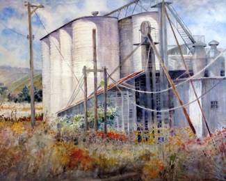 “Grain Silos” by Tintle