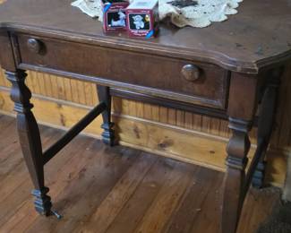 Early walnut desk
