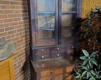 Early step back bookcase.