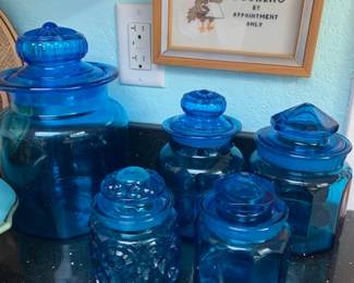 LE Smith canister jars