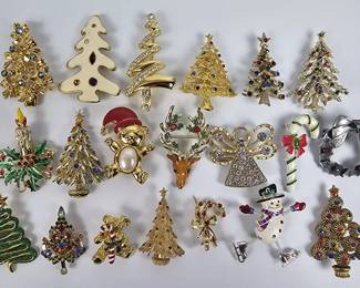 Christmas Brooches
