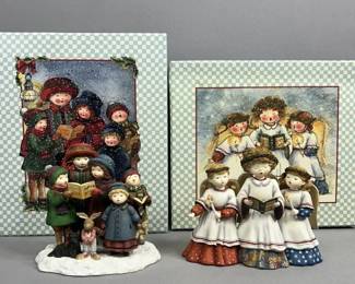 Lang & Wise Caroler Figures Set of 2
