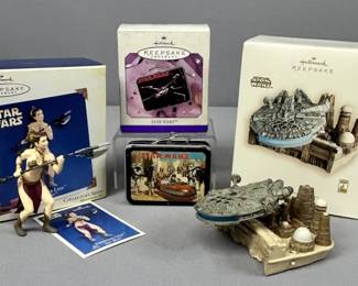 Star Wars Millennium Falcon Ornaments 3pc